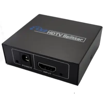 Detalles accesorios de Divisor Splitter Hdmi de 2 puertos 4K 3D 1.4