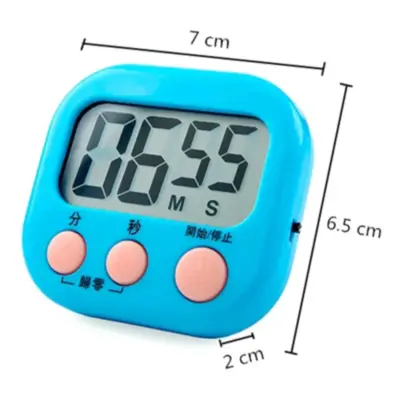 Vista lateral de Temporizador Timer Dakot T01 (JS-118) celeste