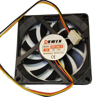 Fan 80Mm 3Pin 10Mm Espesor 3200Rpm Buje Arwen