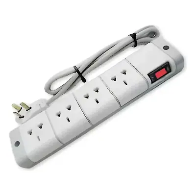 Zapatilla 4 Tomas Cable 1,5M Blanco Multinorma