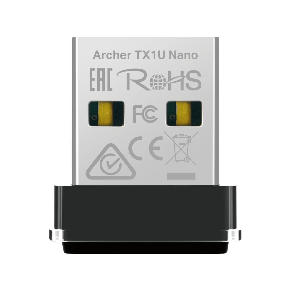 Vista lateral de Adaptador Wifi Usb Dual Band Tp-Link Archer TX1U Nano Ax300 Wifi6