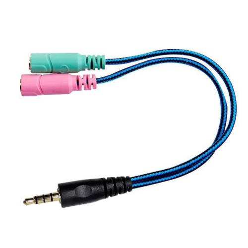 SEPARADOR MINIPLUG 3,5 MACHO 4 POLOS A 2 MINIPLUG 3,5 HEMBRA ST 3 POLOS (SEPARA AUDIO Y MICROFONO) NISUTA SEPARADOR MINIPLUG 3,5 MACHO 4 POLOS A 2 MINIPLUG 3,5 HEMBRA ST 3 POLOS (SEPARA AUDIO Y MICROFONO) NISUTA