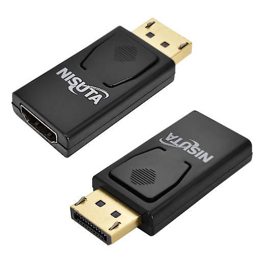 ADAPTADOR CONVERSOR DISPLAYPORT MACHO / HDMI HEMBRA NISUTA NSDPHD4