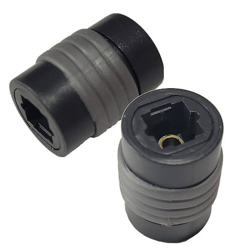 ADAPTADOR EMPALME HEMBRA-HEMBRA CABLE OPTICO TOSLINK-TOSLINK