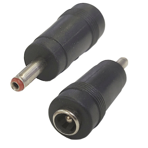 ADAPTADOR DC HUECO 5,5 x 2,1 mm HEMBRA a 3,5 x 1,35 mm MACHO ADAPTADOR DC HUECO 5,5 x 2,1 mm HEMBRA a 3,5 x 1,35 mm MACHO