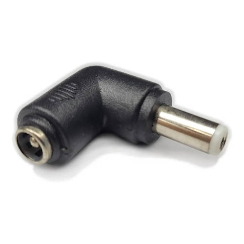 Adaptador Dc Hueco 5,5 X 2,1 Mm Hembra A 5,5 X 2,5 Mm Macho 90 Grados Adaptador Dc Hueco 5,5 X 2,1 Mm Hembra A 5,5 X 2,5 Mm Macho 90 Grados