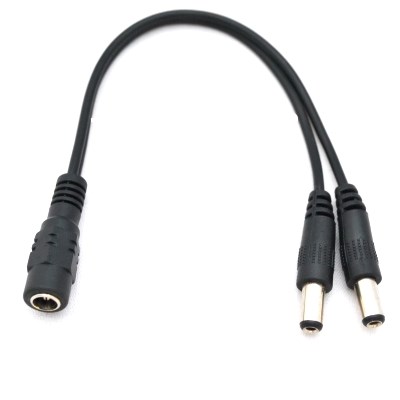 Adaptador Dc Hueco 5,5 X 2,1 Mm Hembra A 2 Machos (Pulpito) Adaptador Dc Hueco 5,5 X 2,1 Mm Hembra A 2 Machos (Pulpito)