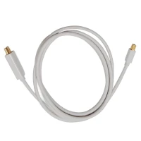 Cable Mini Displayport Macho - Hdmi Macho 1,5 Mts 1080P 60Hz Blanco Cable Mini Displayport Macho - Hdmi Macho 1,5 Mts 1080P 60Hz Blanco