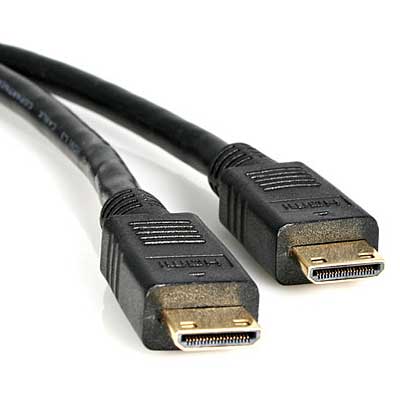 CABLE HD MACHO-MACHO C/ FICHAS MINI HDMI 1,8 MTS V1.4 1080P