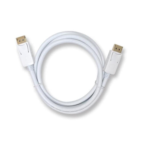 CABLE DISPLAYPORT MACHO-MACHO 5 MTS 1.2V 4K BLANCO