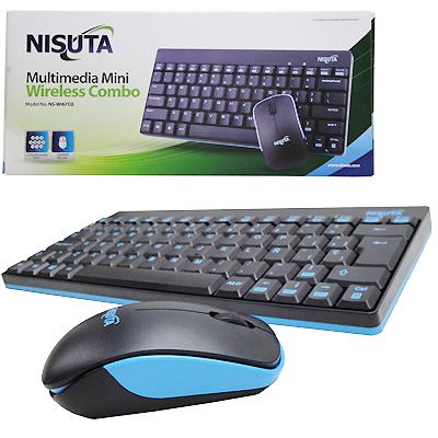 KIT TECLADO Y MOUSE NISUTA INALAMBRICO COMPACTO ESPANOL