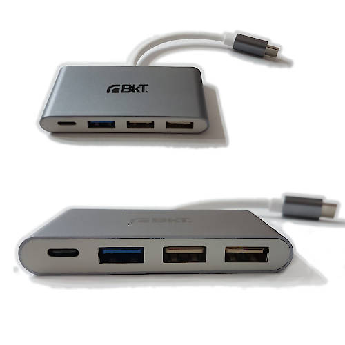 HUB USB C 3.1 / 2x USB A 2.0 + 1x USB A 3.1 + 1x USB C 3.1 BKT