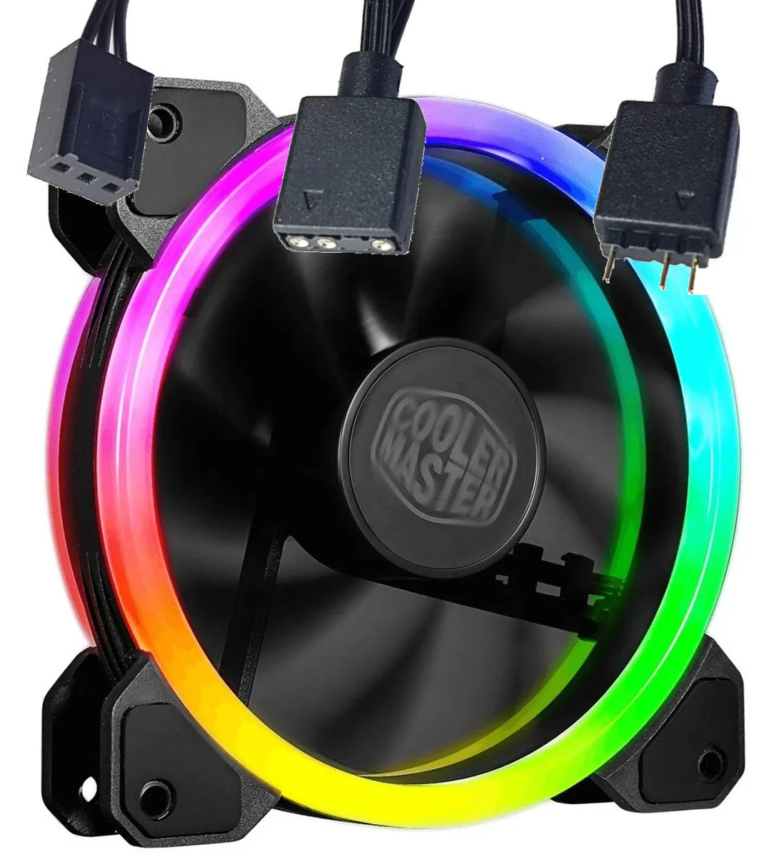 FAN 120mm 3PIN LED ARGB 1200RPM COOLER MASTER MASTERFAN MF120 S2