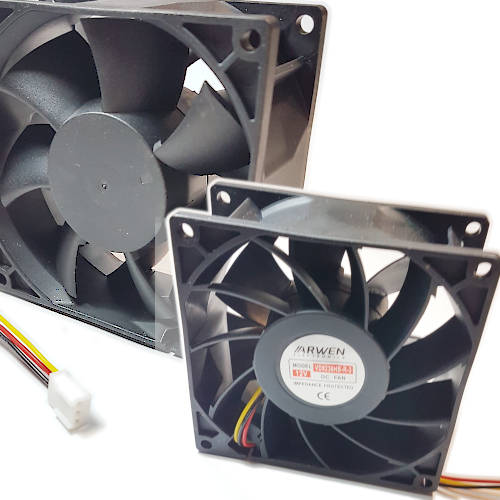 FAN 92mm 3PIN 38mm ESPESOR 3800RPM RULEMAN ARWEN