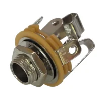 Conector Ficha Estereo Jack 6,5 Hembra Metal Chasis S/Corte Rosca Conector Ficha Estereo Jack 6,5 Hembra Metal Chasis S/Corte Rosca