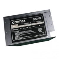 Fuente 600W Cromax 24 (20+4) Sata Fan 8Cm Negra Box