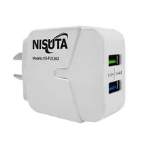 Cargador 12 W Usb-A 2,4A Sin Cable Nisuta Ns-Fu524U Cargador 12 W Usb-A 2,4A Sin Cable Nisuta Ns-Fu524U