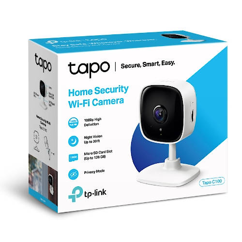 CAMARA SEGURIDAD IP WIFI CLOUD TP-LINK TAPO C100