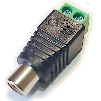 Conector Ficha Rca Hembra Jack A Bornera Conector Ficha Rca Hembra Jack A Bornera