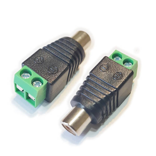 CONECTOR FICHA RCA HEMBRA JACK A BORNERA