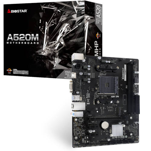 MB BIOSTAR AM4 A520MHP DDR4 BOX M-ATX