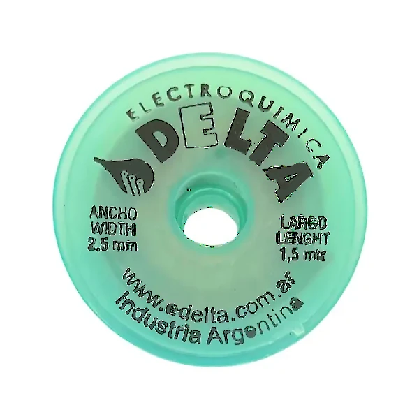 Detalles accesorios de Malla Desoldante Rollo De 3,5Mm X 1,50Mts