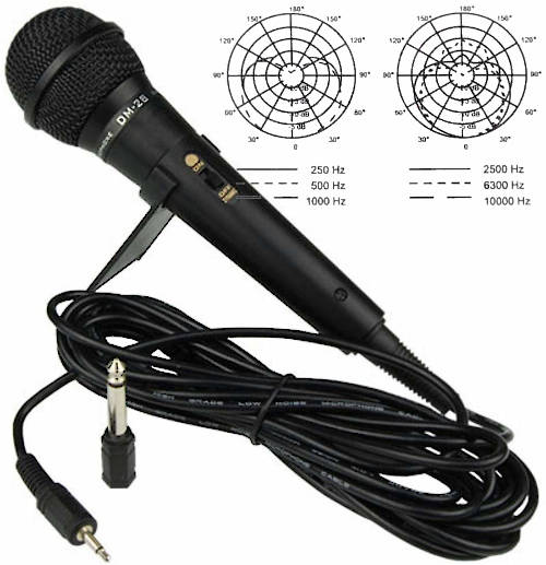 MICROFONO DINAMICO VOCAL UNIDIRECCIONAL ZEBRA DM-28