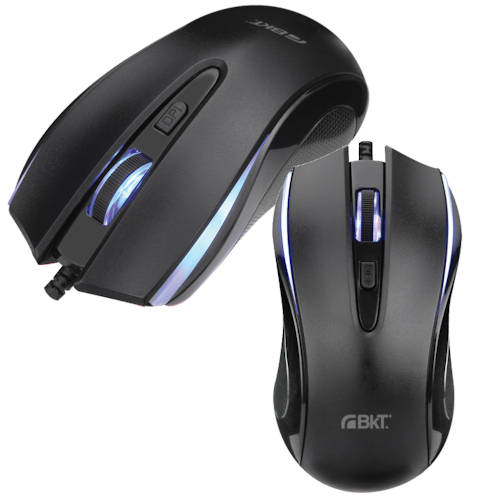 MOUSE BKT 335L RETROILUMINADO USB 800 / 1200 / 1600 DPI MOUSE BKT 335L RETROILUMINADO USB 800 / 1200 / 1600 DPI
