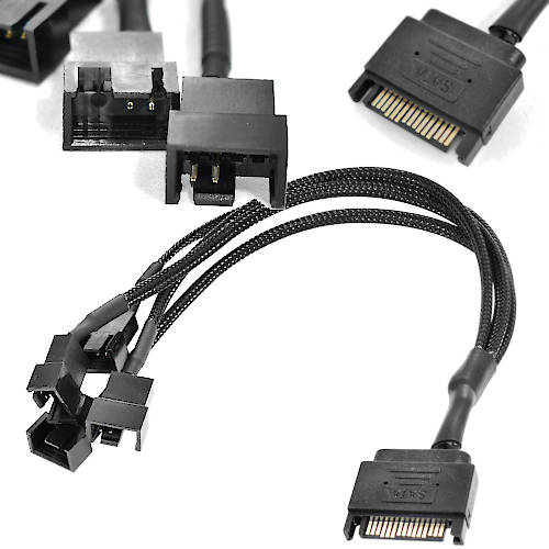 CABLE P/COOLER SATA MACHO A 3/4 PIN (x4) MACHO CABLE P/COOLER SATA MACHO A 3/4 PIN (x4) MACHO