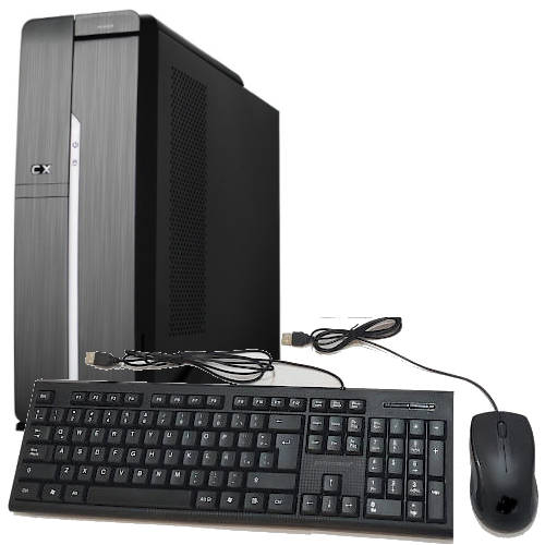Pc Amd Ryzen 5 5600Gt 8Gb Ram Ssd 240Gb Tecl+Mou Mb Biostar Fuente 600W