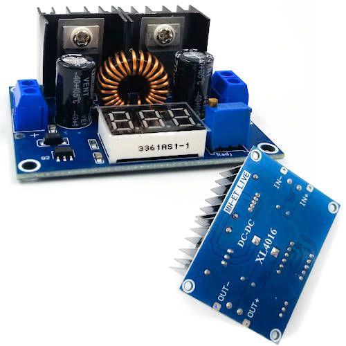 MODULO PLACA DC-DC STEP-DOWN DE 4/38V a 1,25/36V 8A MAX XL4016 CON DISPLAY PLDC226 MODULO PLACA DC-DC STEP-DOWN DE 4/38V a 1,25/36V 8A MAX XL4016 CON DISPLAY PLDC226