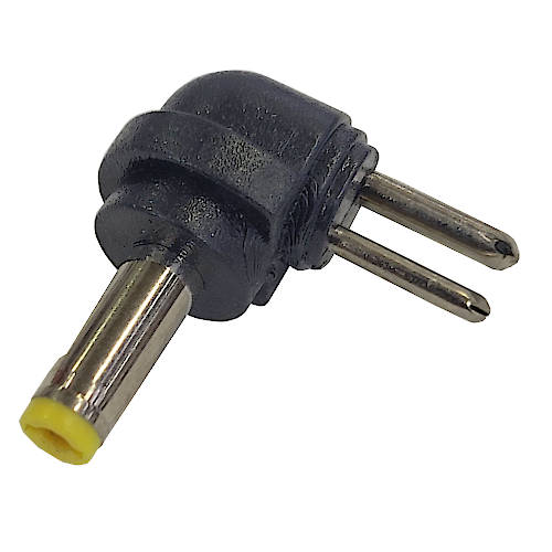 PLUG HUECO 4 x 1,7 mm INTERCAMBIABLE MACHO 90 GRADOS POLARIZADO