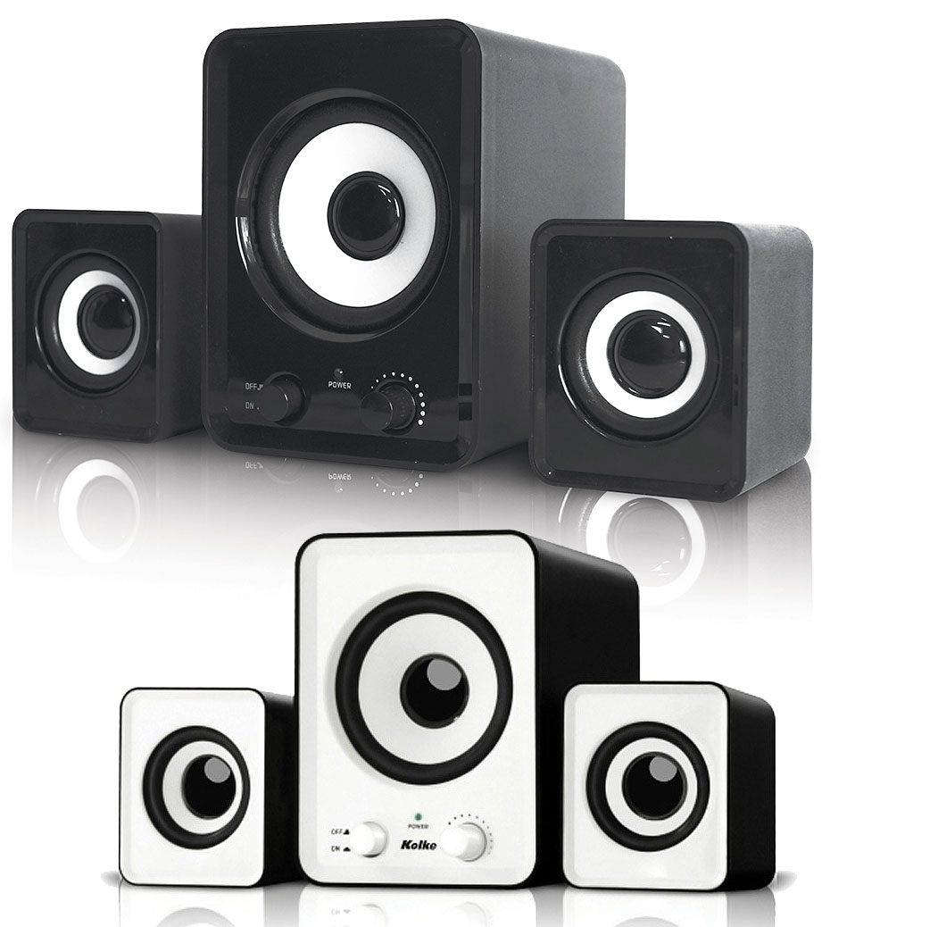 PARLANTES 2.1 25W RMS USB KOLKE KPC-046 