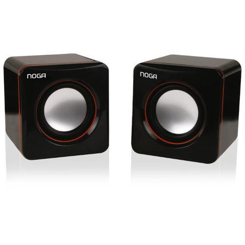  PARLANTES USB NOGA NG-106 NEGRO 1W 