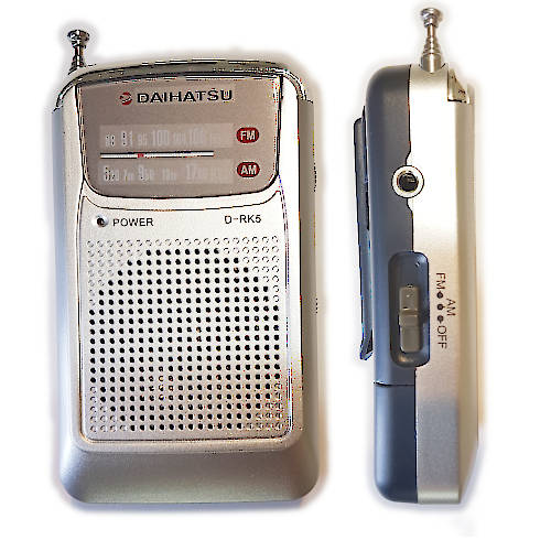 RADIO PORTATIL AM/FM DAIHATSU D-RK5 2 PILAS AAA