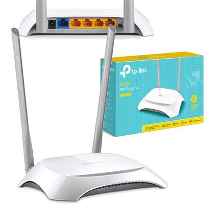 ROUTER WIFI 300MBPS 4PTO 2ANT FIJA 5DBI TP-LINK TL-WR840N ROUTER WIFI 300MBPS 4PTO 2ANT FIJA 5DBI TP-LINK TL-WR840N