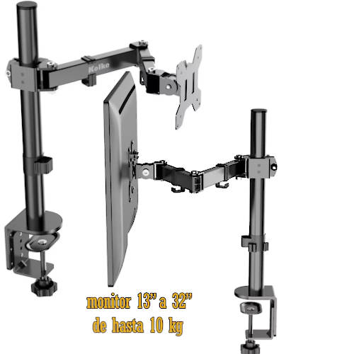 SOPORTE ESCRITORIO MONITOR ARTICULADO 1 BRAZO KOLKE KVS-519 SOPORTE ESCRITORIO MONITOR ARTICULADO 1 BRAZO KOLKE KVS-519