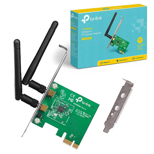 PLACA RED PCI-E WIFI N 300MBPS TP-LINK 2ANT 2DBI TL-WN881ND 
