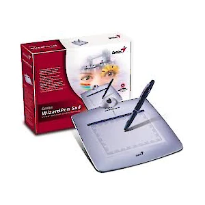Vista lateral de Tableta Digitalizadora Genius Wizardpen 4X3 Usb (Usada - Perfecto Estado) 1110006