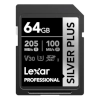 Memoria SD 64Gb Lexar SDXC SILVER PLUS UHS-I Memoria SD 64Gb Lexar SDXC SILVER PLUS UHS-I
