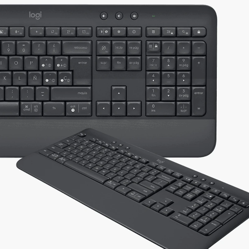 Miniatura 1 de Teclados inalambricos marca Logitech modelo K650 Graphite