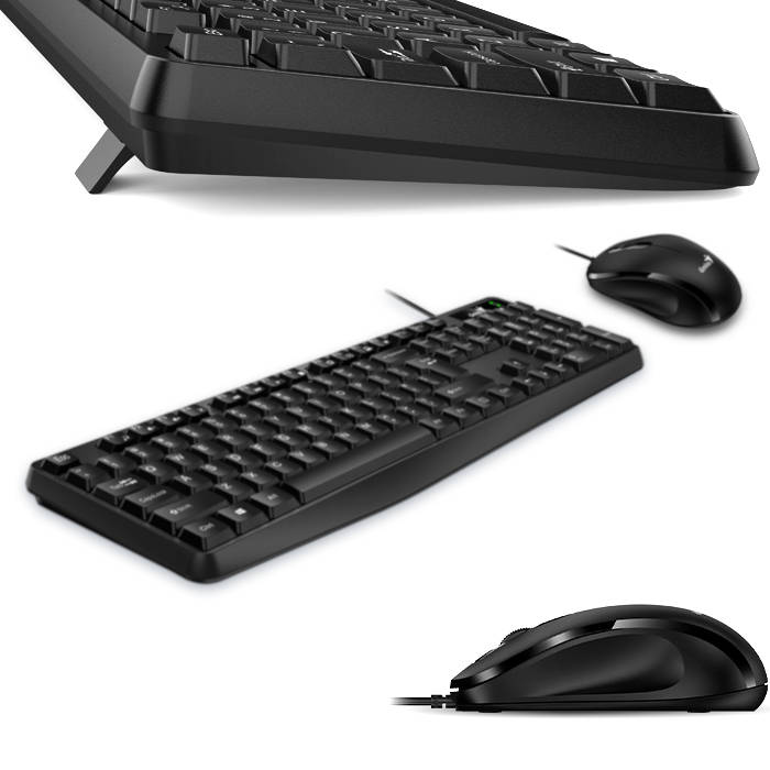 TECLADO + MOUSE USB GENIUS KM-170 ESPANOL NEGRO TECLADO + MOUSE USB GENIUS KM-170 ESPANOL NEGRO