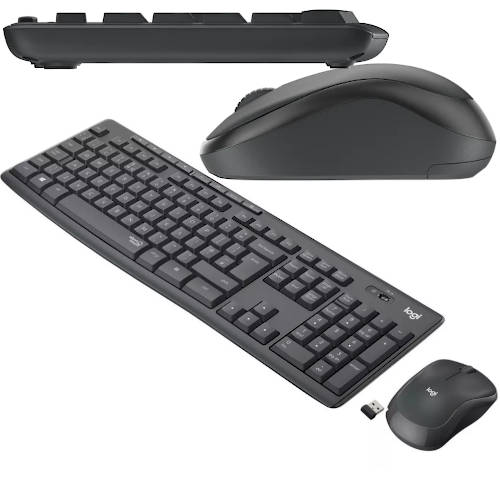 KIT TECLADO Y MOUSE LOGITECH INALAMBRICO MK295 SILENCIOSO ESPANOL