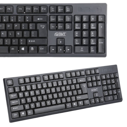 TECLADO USB BKT ESPANOL NEGRO 214U