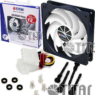 FAN 120mm 3PIN 25mm ESPESOR 1200RPM RULEMAN TITAN