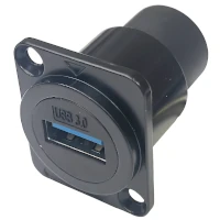 Adaptador Usb 3.0 A-A Hembra-Hembra Para Montaje En Chasis Arwen Adaptador Usb 3.0 A-A Hembra-Hembra Para Montaje En Chasis Arwen