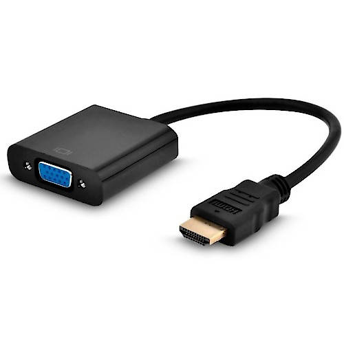 ADAPTADOR CONVERSOR HDMI MACHO / VGA HEMBRA ELEMAX (con audio)