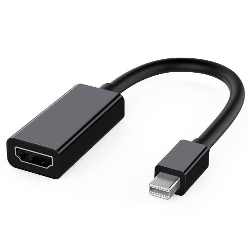 ADAPTADOR CONVERSOR MINI DISPLAYPORT MACHO / HDMI HEMBRA NEGRO ARWEN