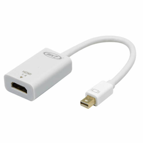 ADAPTADOR CONVERSOR MINI DISPLAYPORT MACHO / HDMI HEMBRA BLANCO BKT