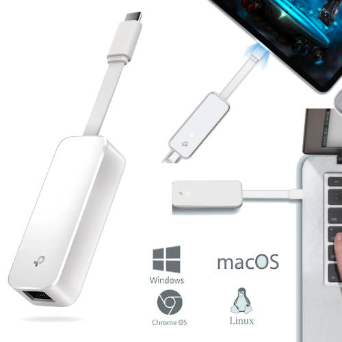 Adaptador Red Rj45 Usb-C Gigabit Tp-Link Ue300C Usb 3.0